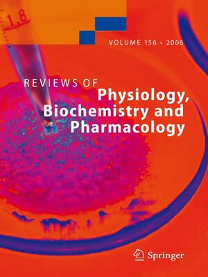 cover image of Reviews of Physiology, Biochemistry and Pharmacology 156